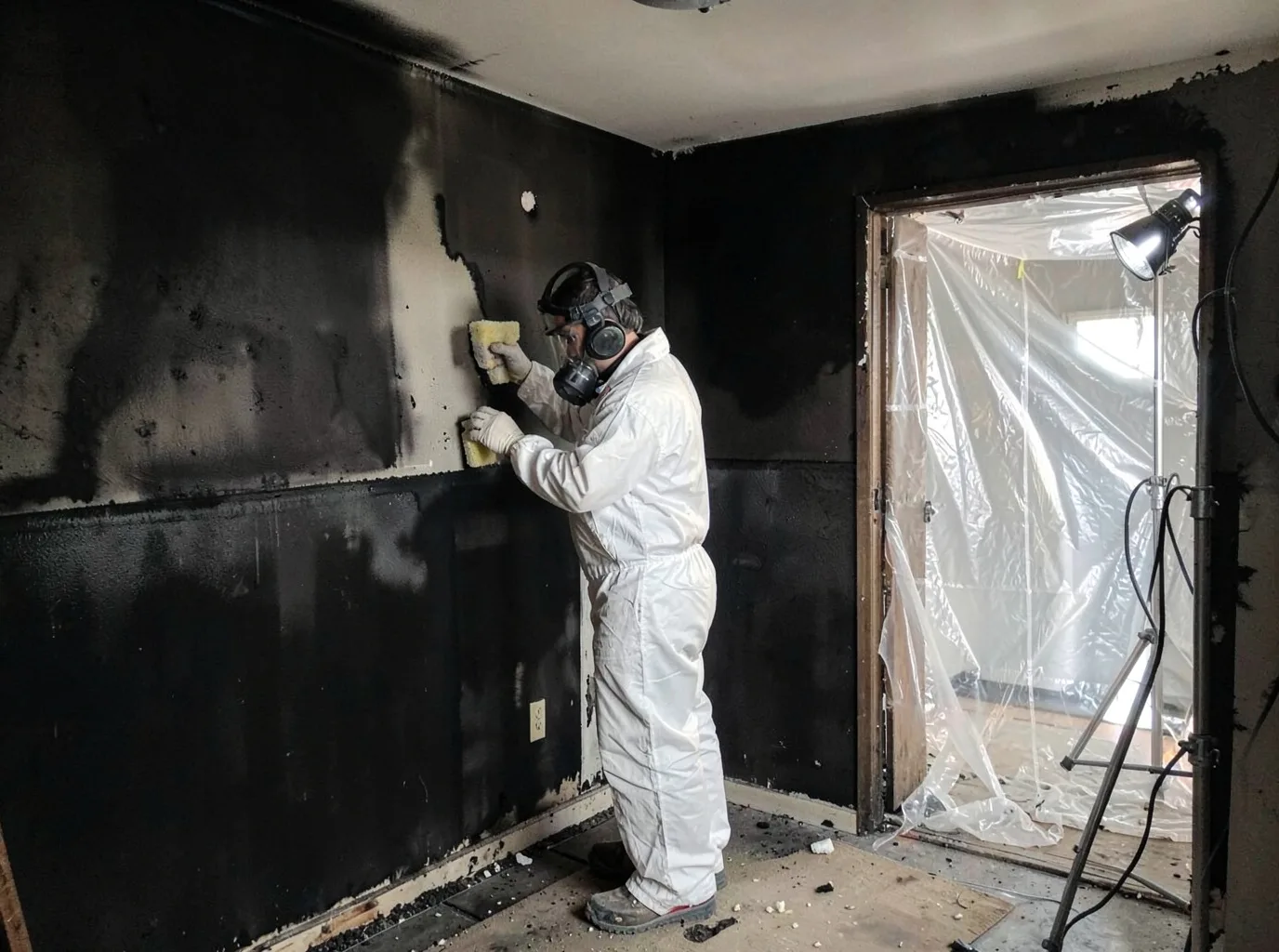 Fire Damage Restoration company in Hall Summit, LA